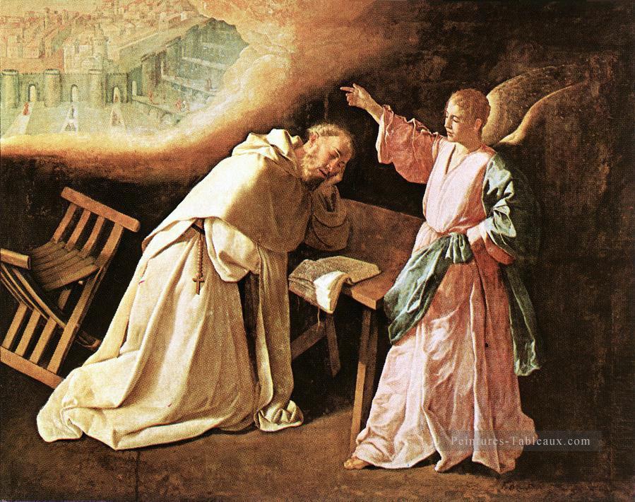 La vision de saint Pierre de Nolasco Baroque Francisco Zurbaron Peintures à l'huile
